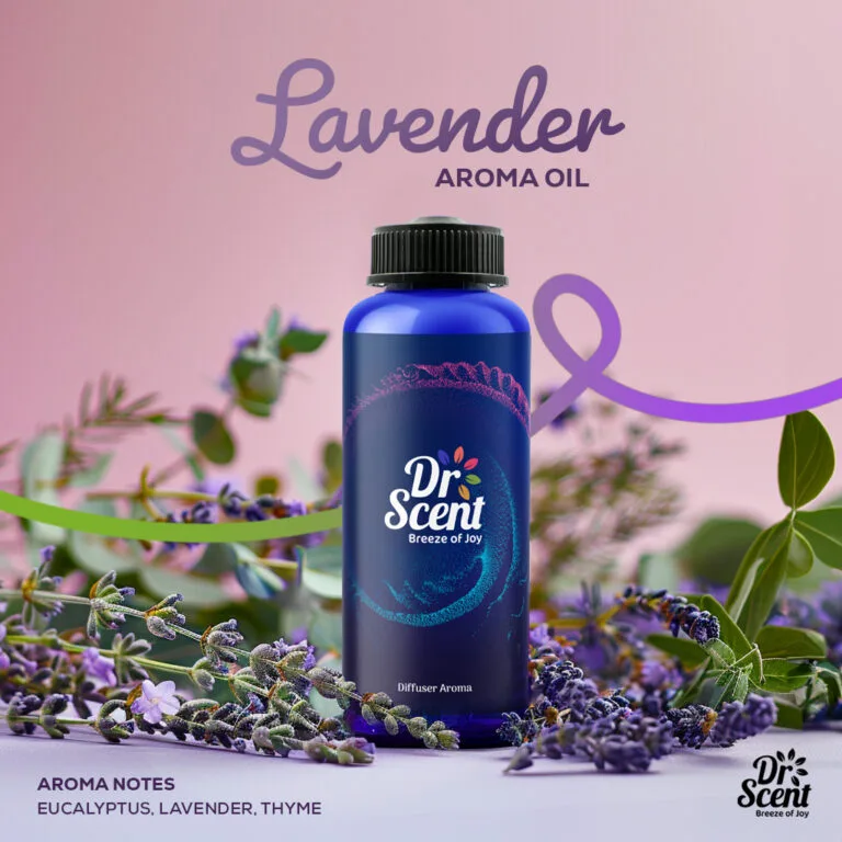 Dr Scent aroma oil advertising creative.